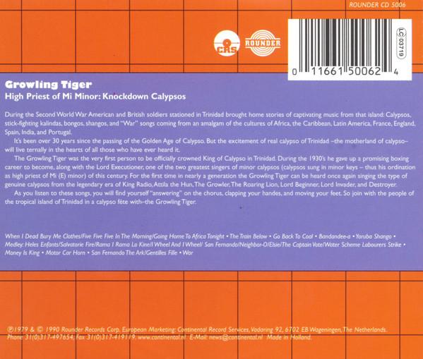 Growling Tiger - Knockdown Calypsos - Cd