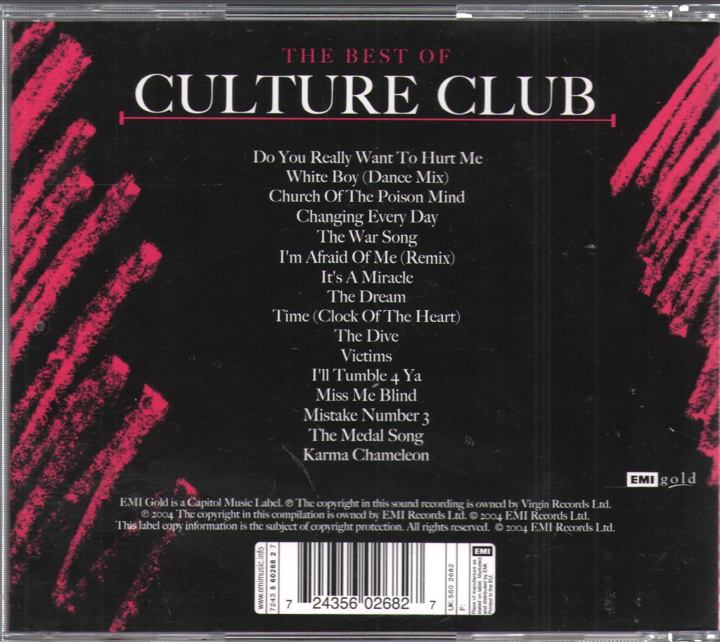 Culture Club - Best Of Culture Club - Cd