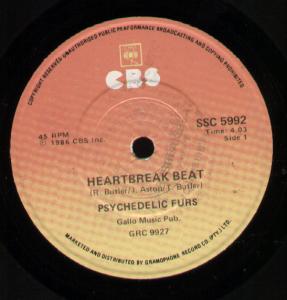 Psychedelic Furs - Heartbreak Beat - 7 Inch