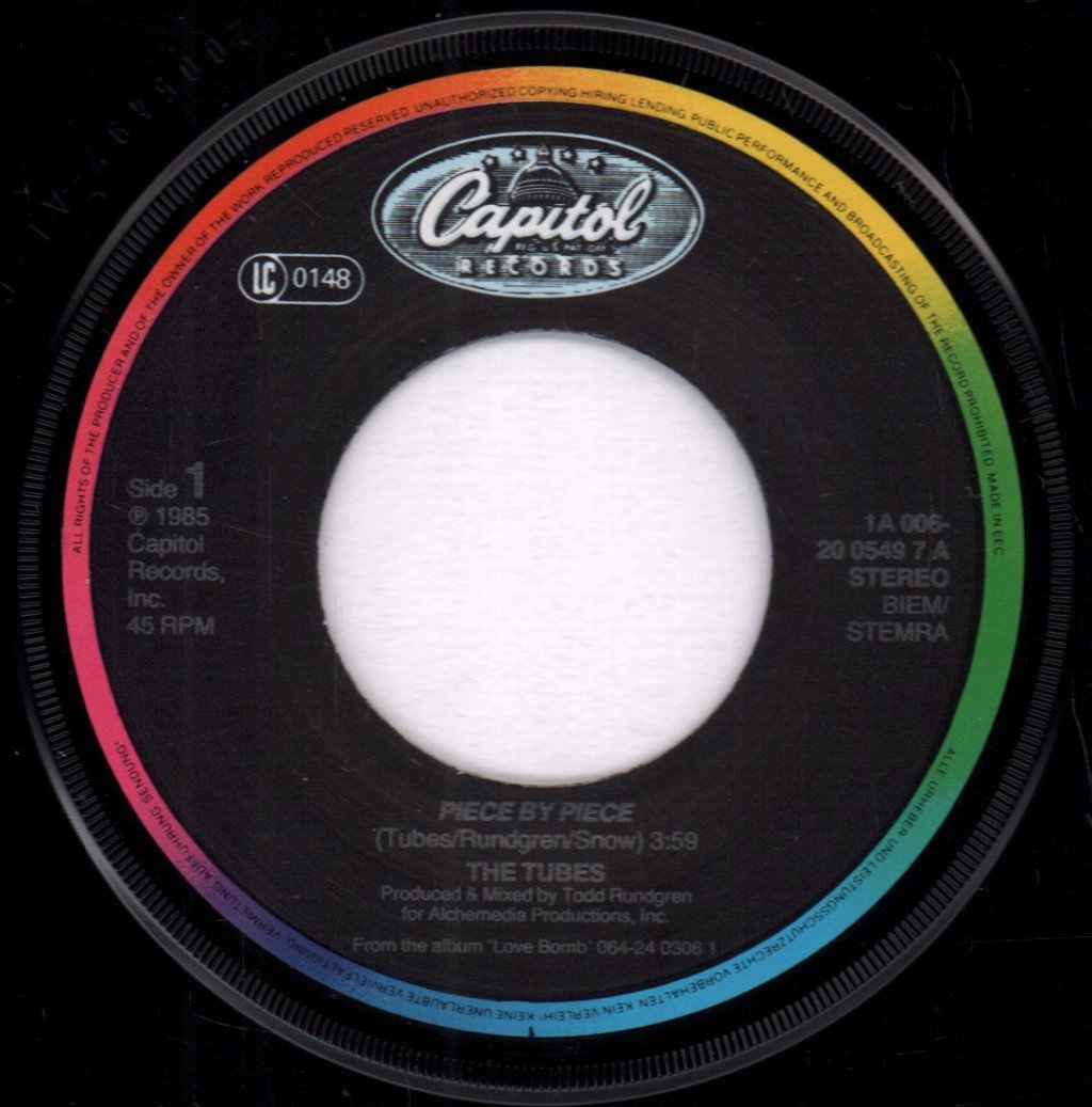 Tubes - Piece By Piece - 7 Inch