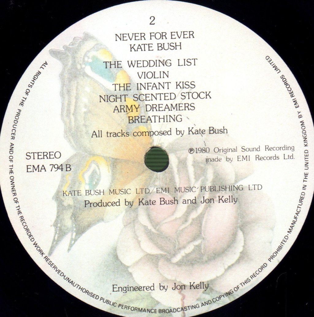 Kate Bush - Never For Ever - Lp