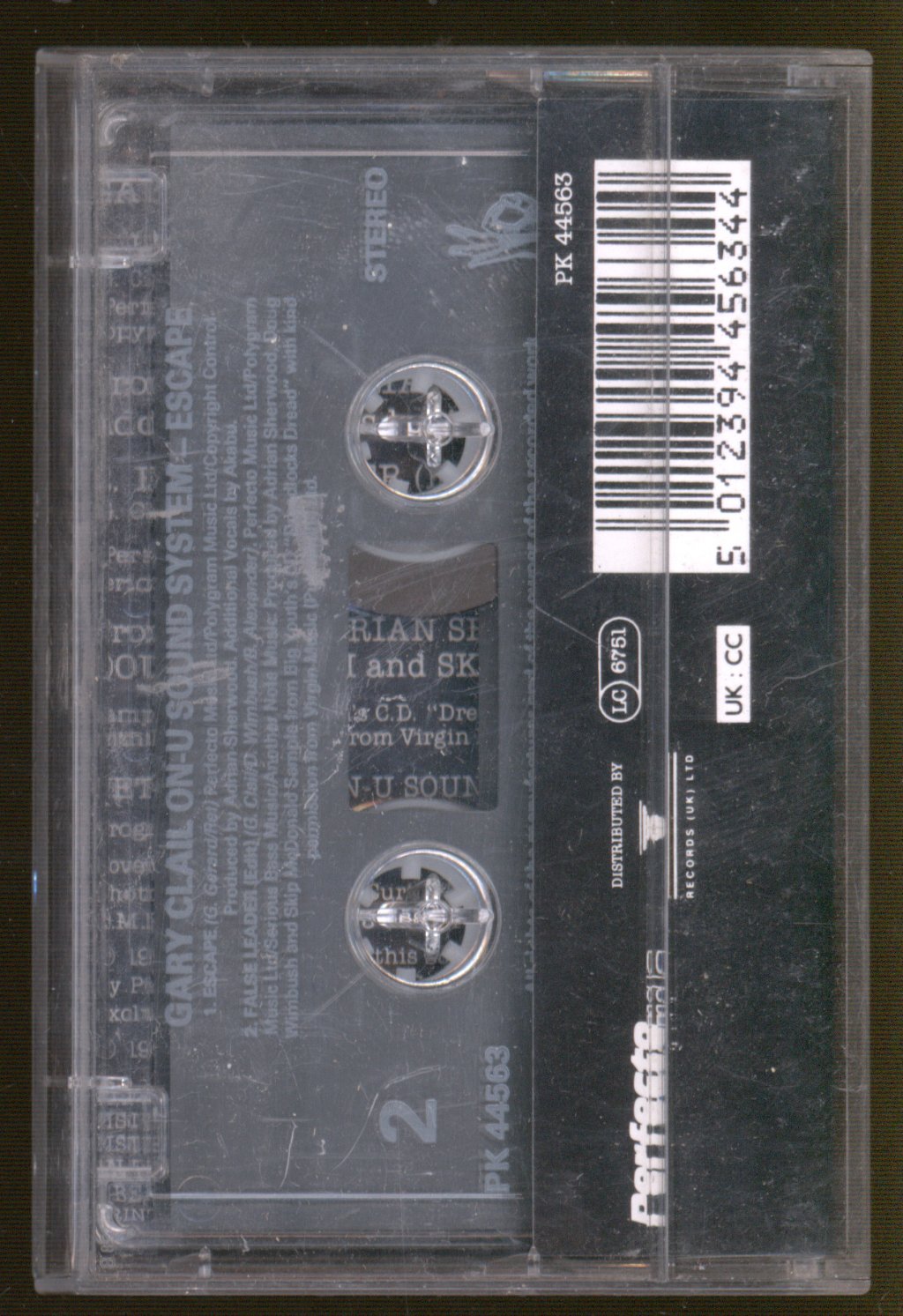 Gary Clail & On-U Sound System - Escape - Cassette