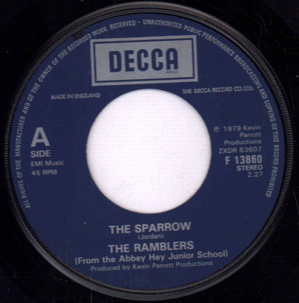 Ramblers (From The Abbey Hey Junior School) - Sparrow - 7 Inch