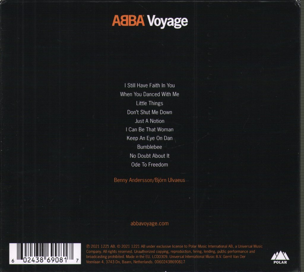ABBA - Voyage - Cd