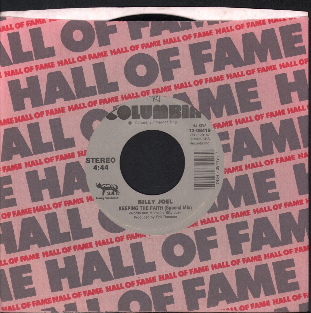 Billy Joel - Keeping The Faith (Special Mix) - 7 Inch