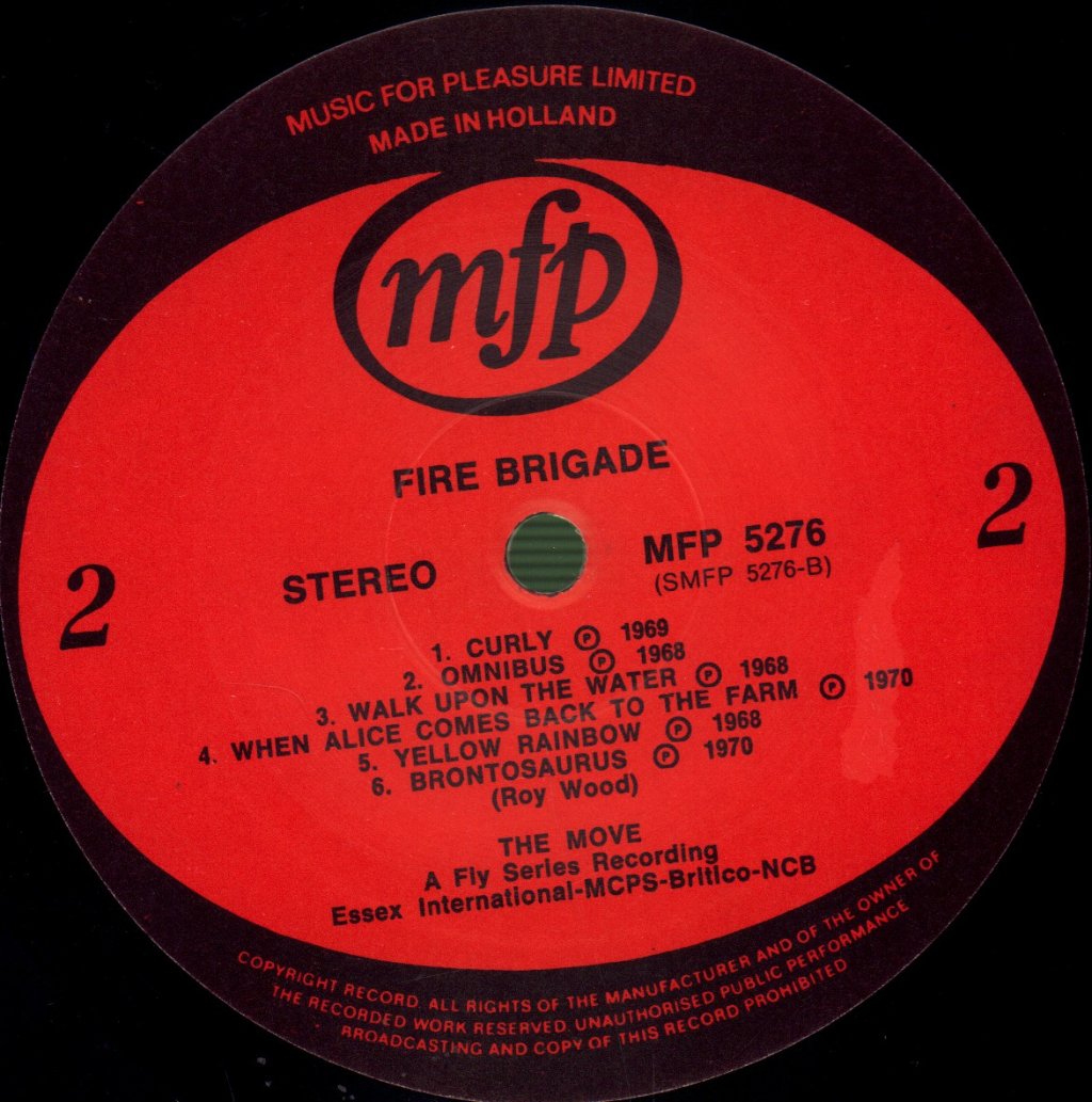 Move - Fire Brigade - Lp