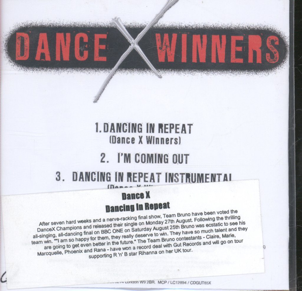 Dance X Winners - Dancing In Repeat - Cd