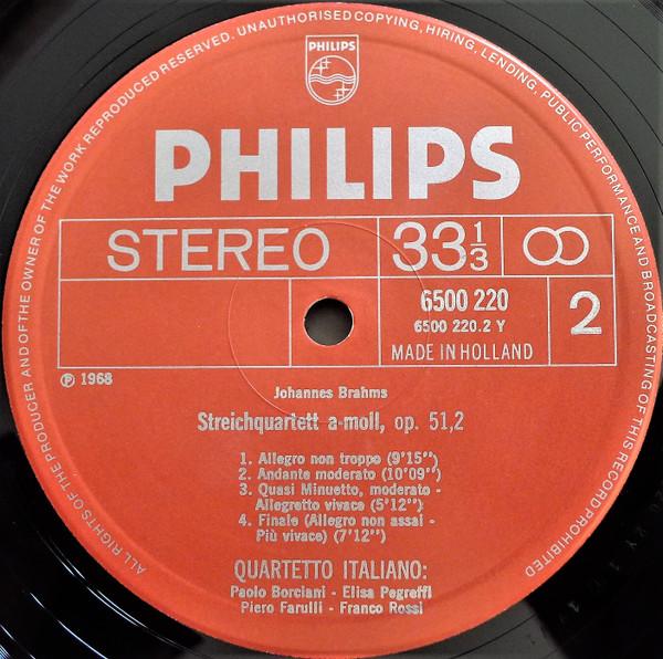 Quartetto Italiano - brahms Samtliche Streichquartette - Triple Lp