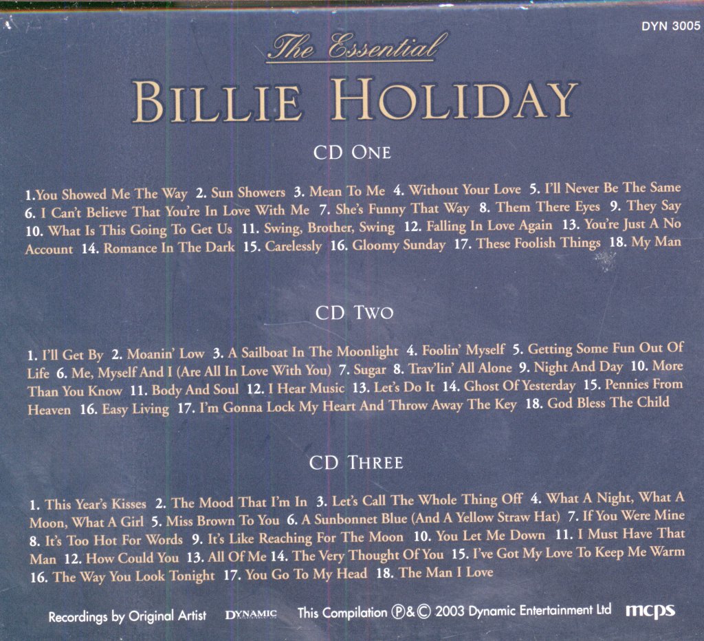 Billie Holiday - Essential - Cd Set