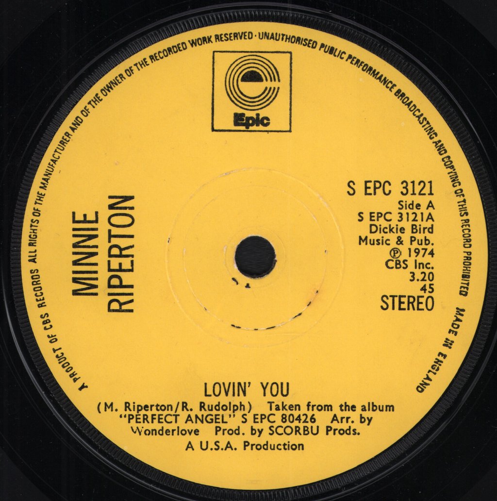 Minnie Riperton - Lovin' You - 7 Inch