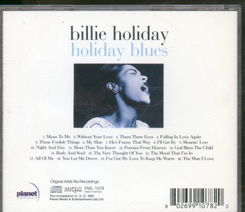 Billie Holiday - Holiday Blues - Cd