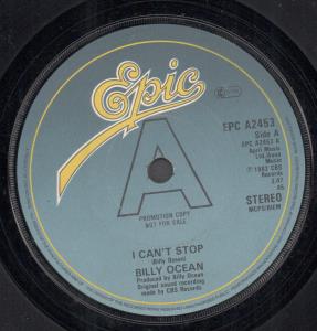 Billy Ocean - I Can't Stop - 7 Inch