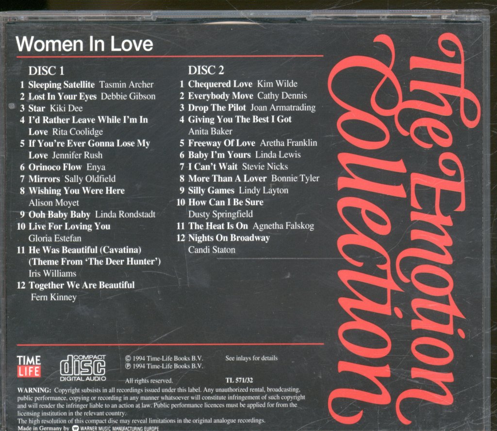 Various Artists - Women In Love - Double Cd