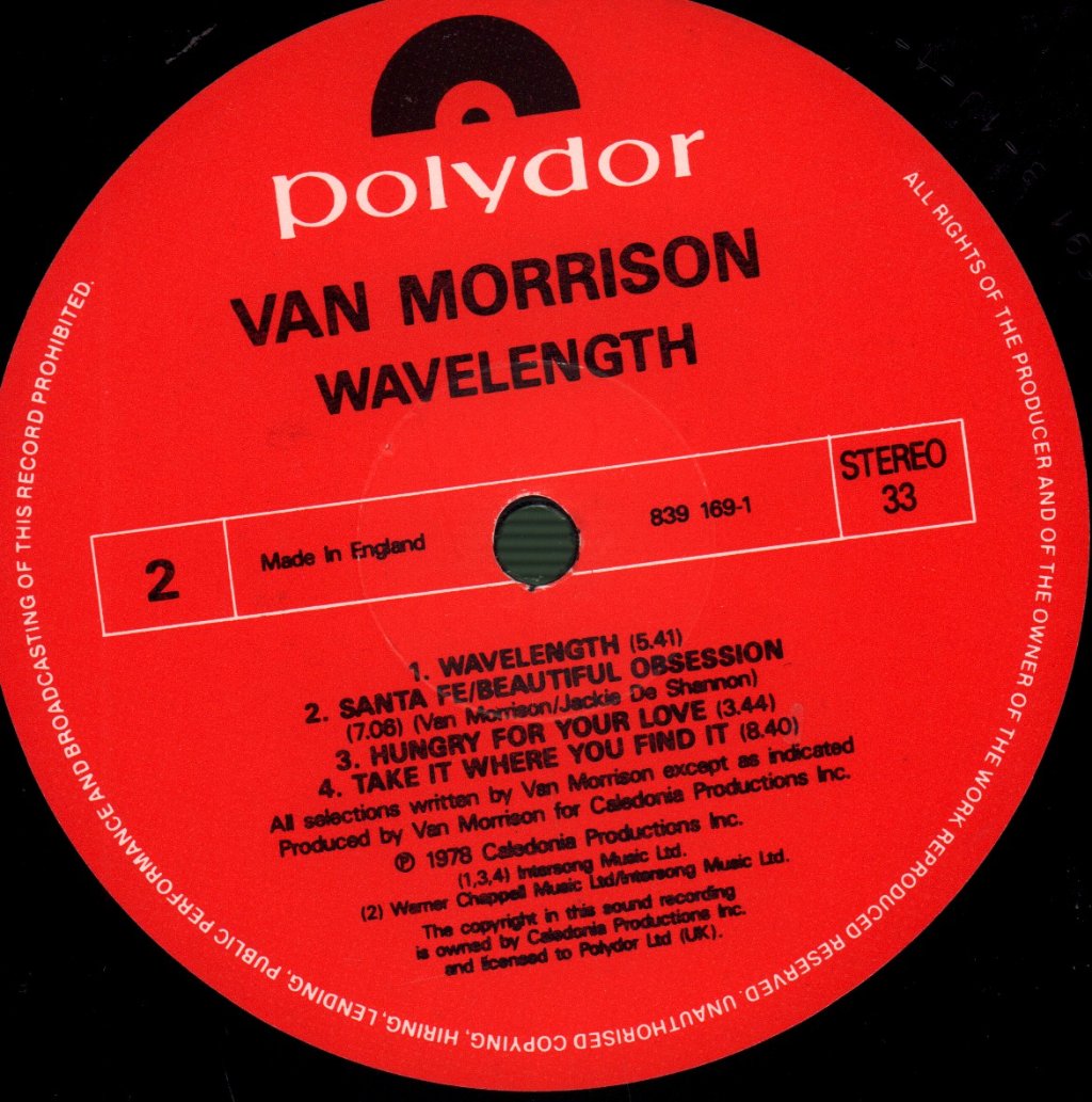 Van Morrison - Wavelength - Lp