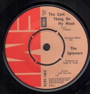 Spinners (Folk Group) - Last Thing On My Mind - 7 Inch