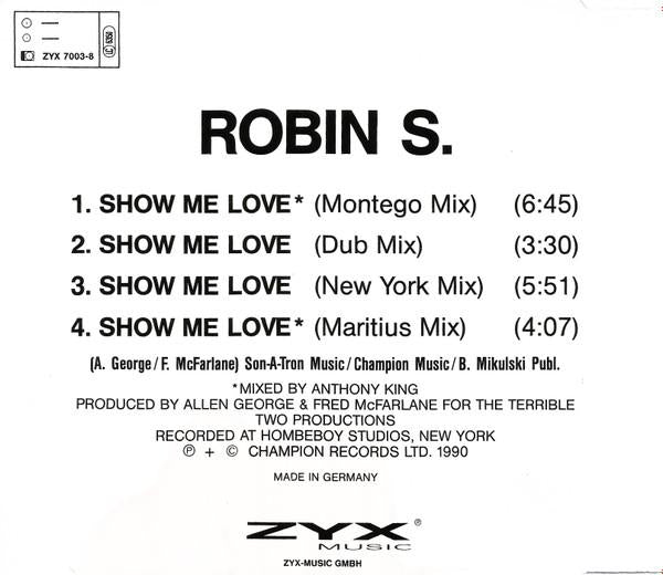 Robin S - Show Me Love - Cd