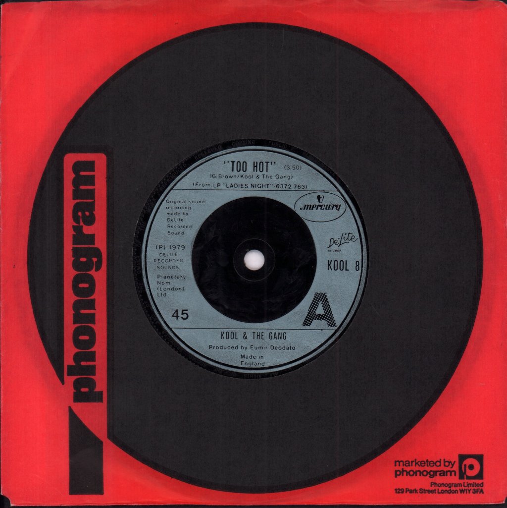 Kool And The Gang - Too Hot - 7 Inch