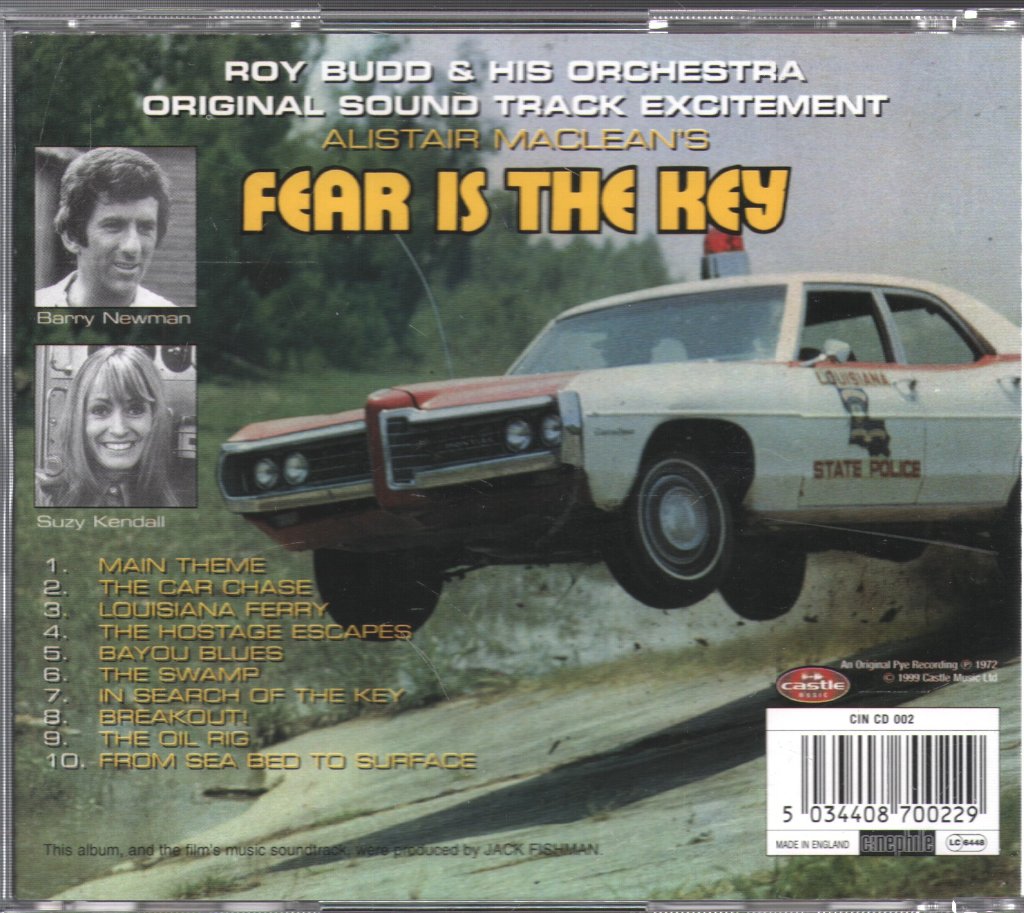 Roy Budd - Fear Is The Key (An Original Soundtrack Recording) - Cd