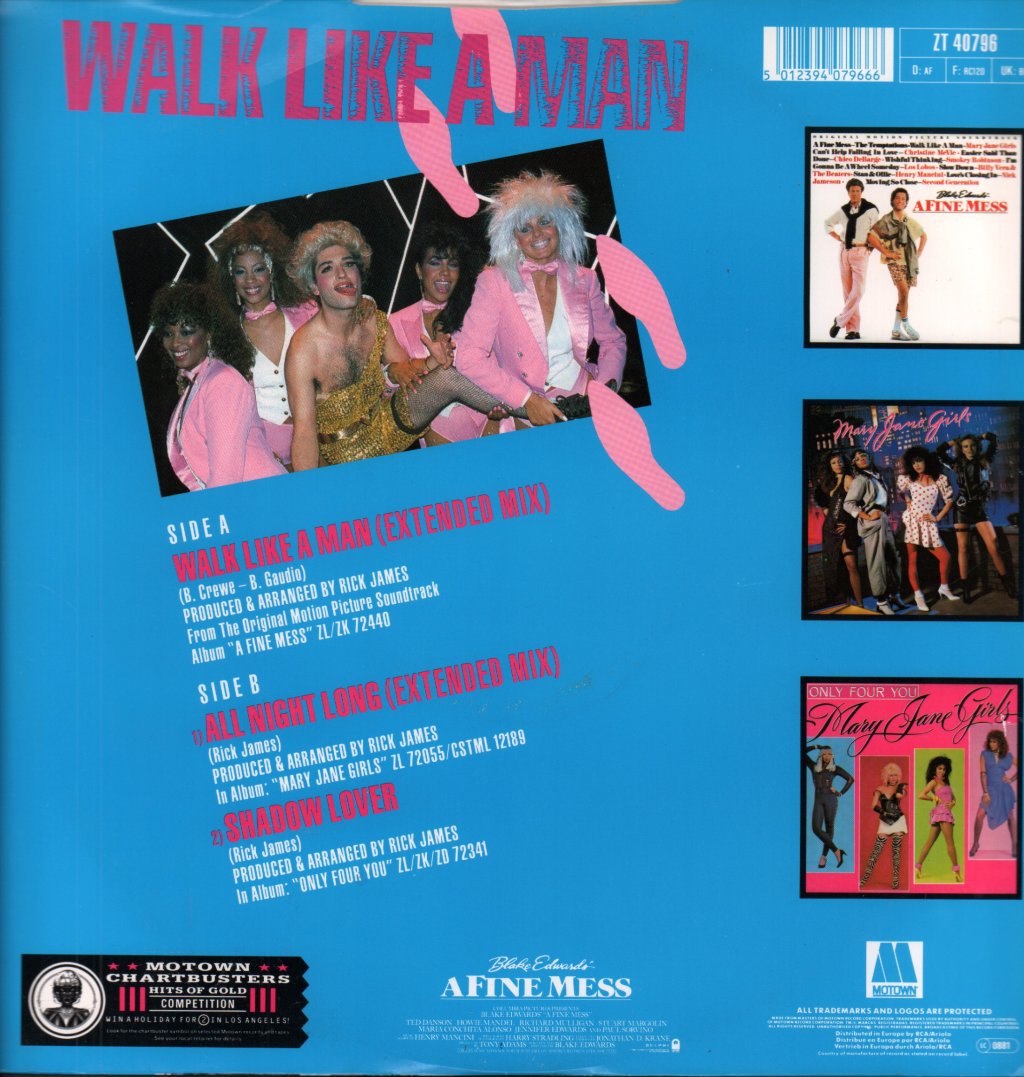 Mary Jane Girls - Walk Like A Man - 12 Inch