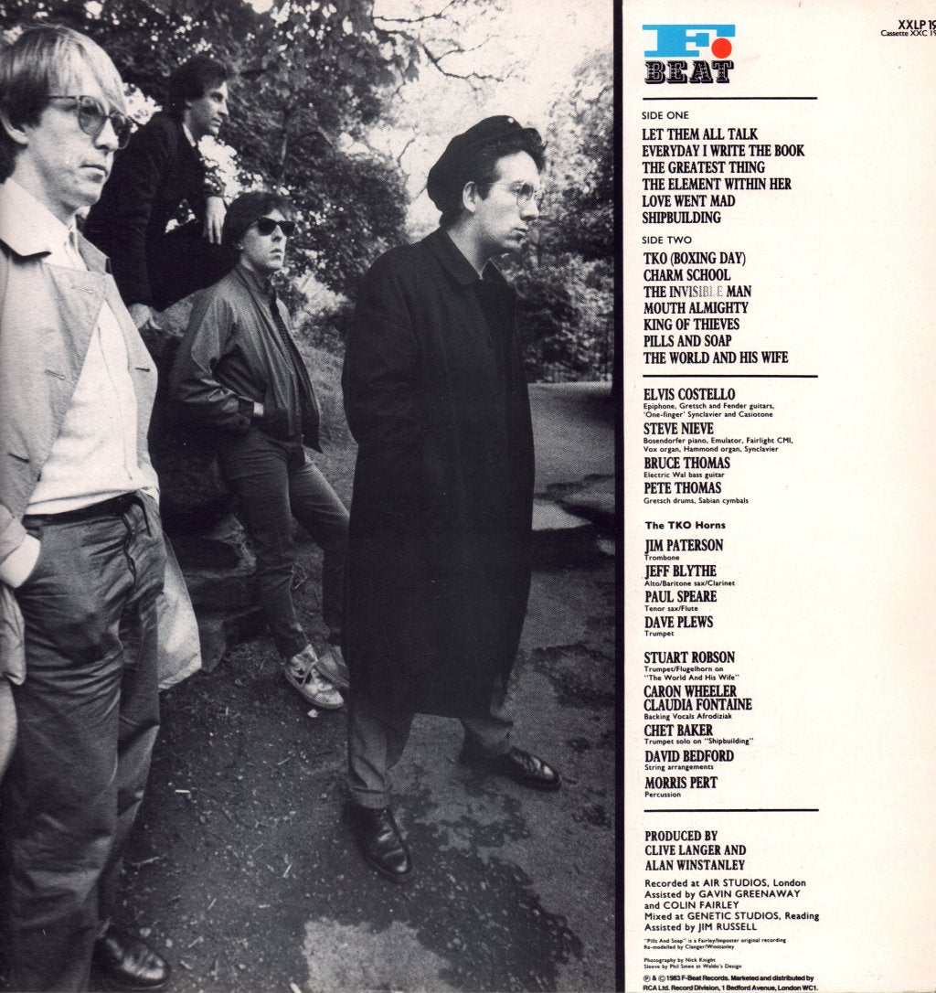 Elvis Costello And The Attractions - Punch The Clock - Lp