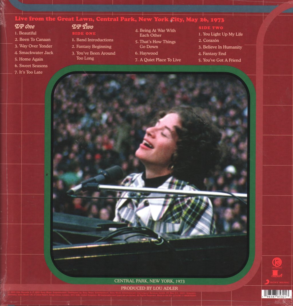 Carole King - Home Again - Double Lp