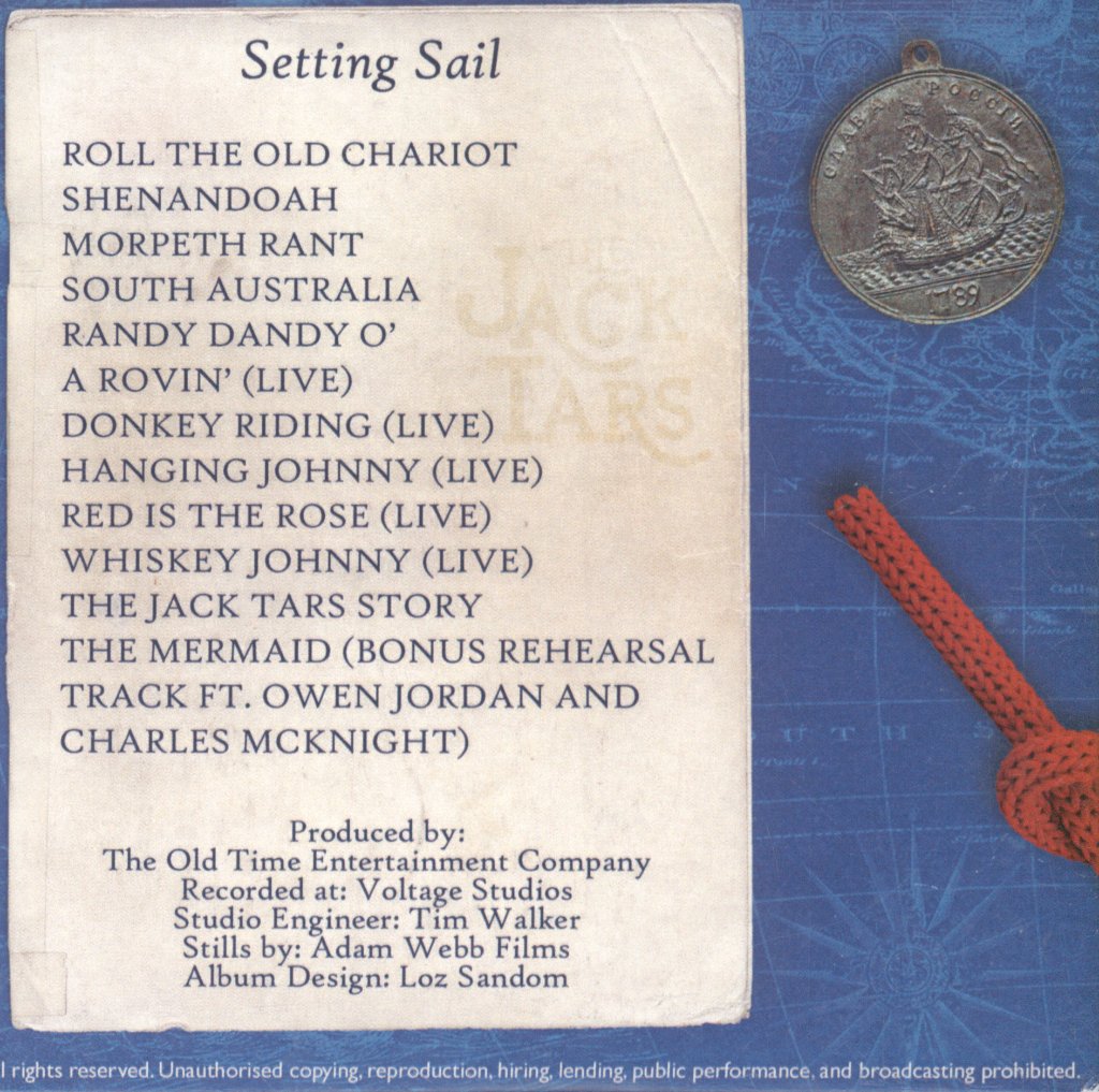 Jack Tars - Setting Sail CDR - Cdr