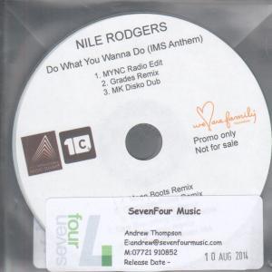 Nile Rodgers - Do What You Wanna Do - Cdr