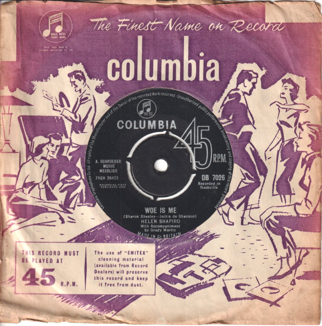 Helen Shapiro - Woe Is Me - 7 Inch