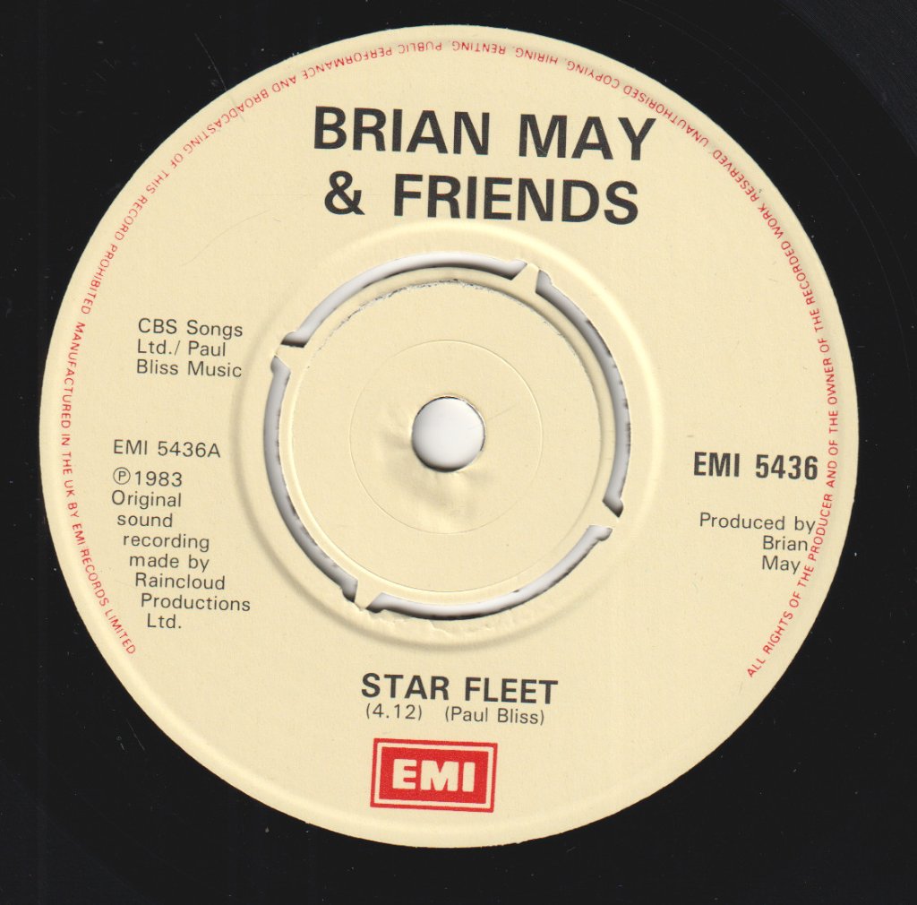 Brian May And Friends - Star Fleet - 7 Inch
