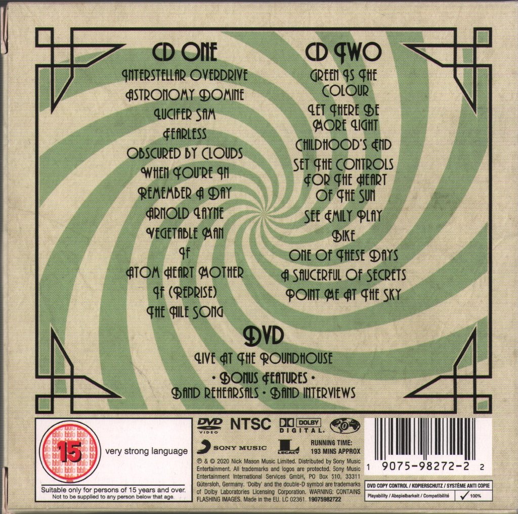 Nick Mason's Saucerful Of Secrets - Live At The Roundhouse - Double Cd