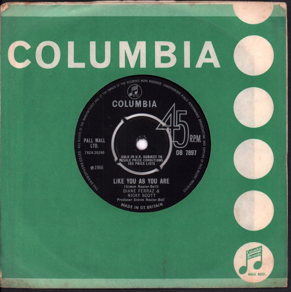 Diane Ferraz and Nicky Scott - You've Got To Learn Il Faut Savoir - 7 Inch