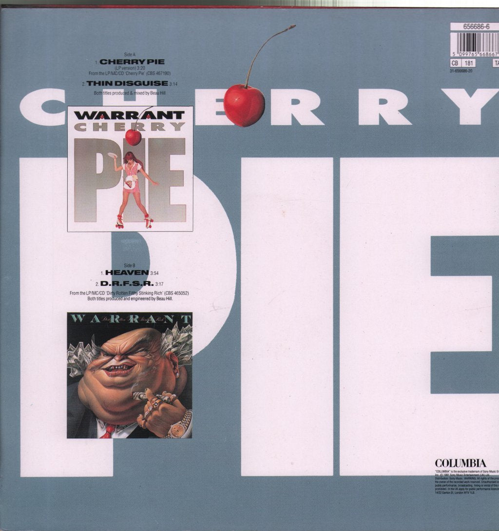 Warrant - Cherry Pie - 12 Inch