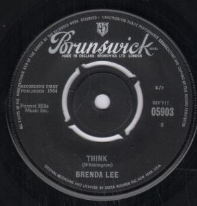 Brenda Lee - Think - 7 Inch