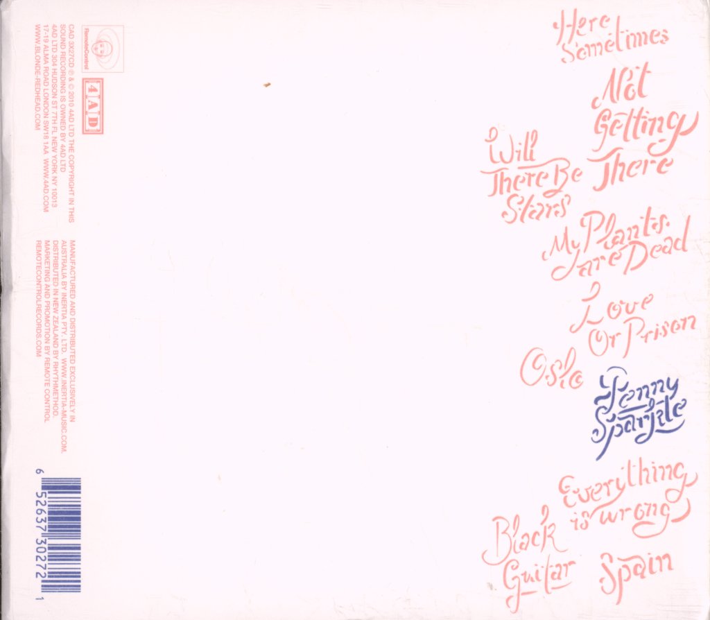 Blonde Redhead - Penny Sparkle - Cd