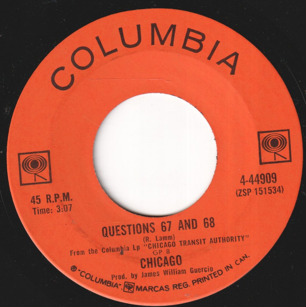 Chicago - Questions 67 And 68 - 7 Inch