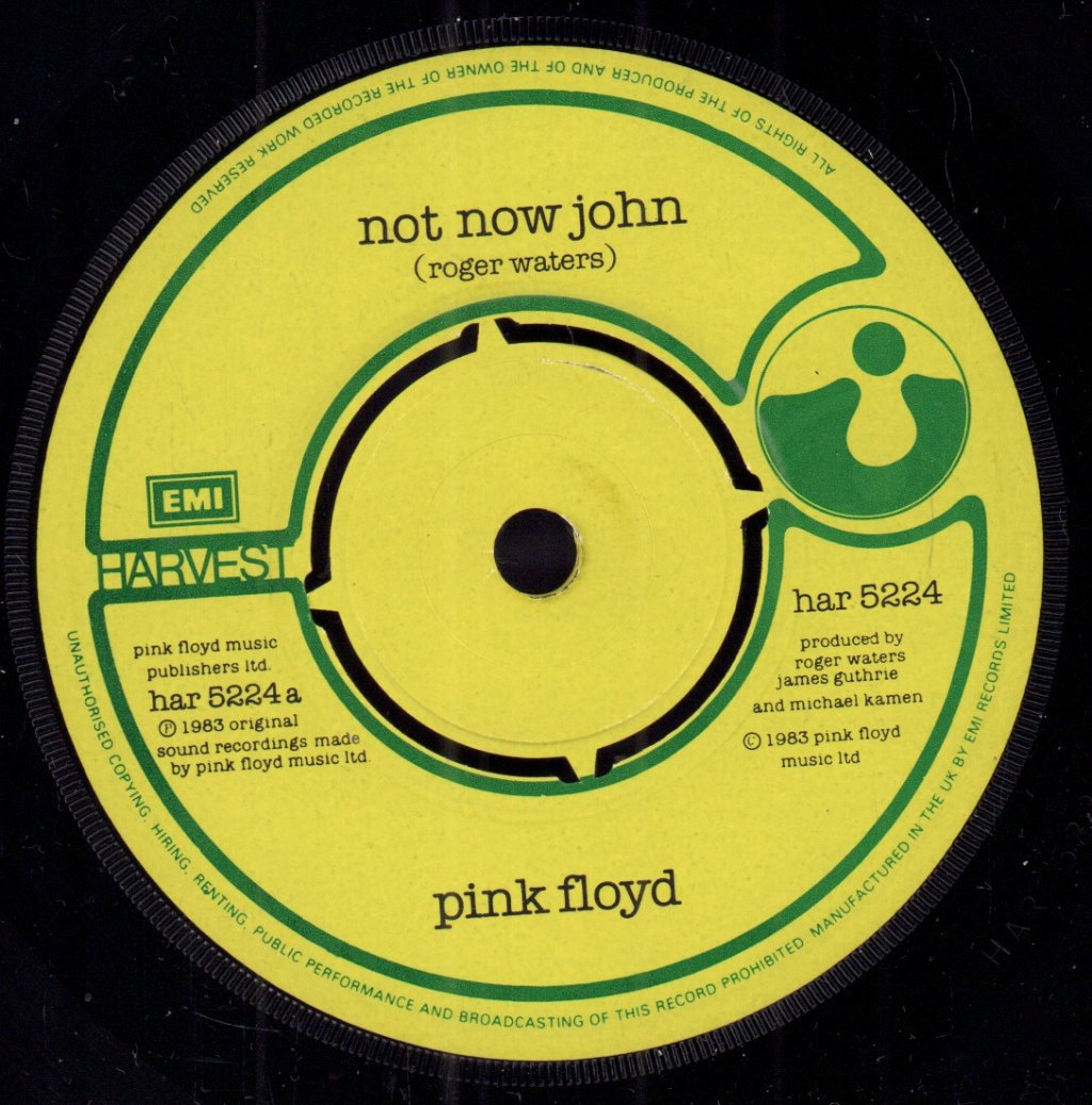 Pink Floyd - Not Now John - 7 Inch