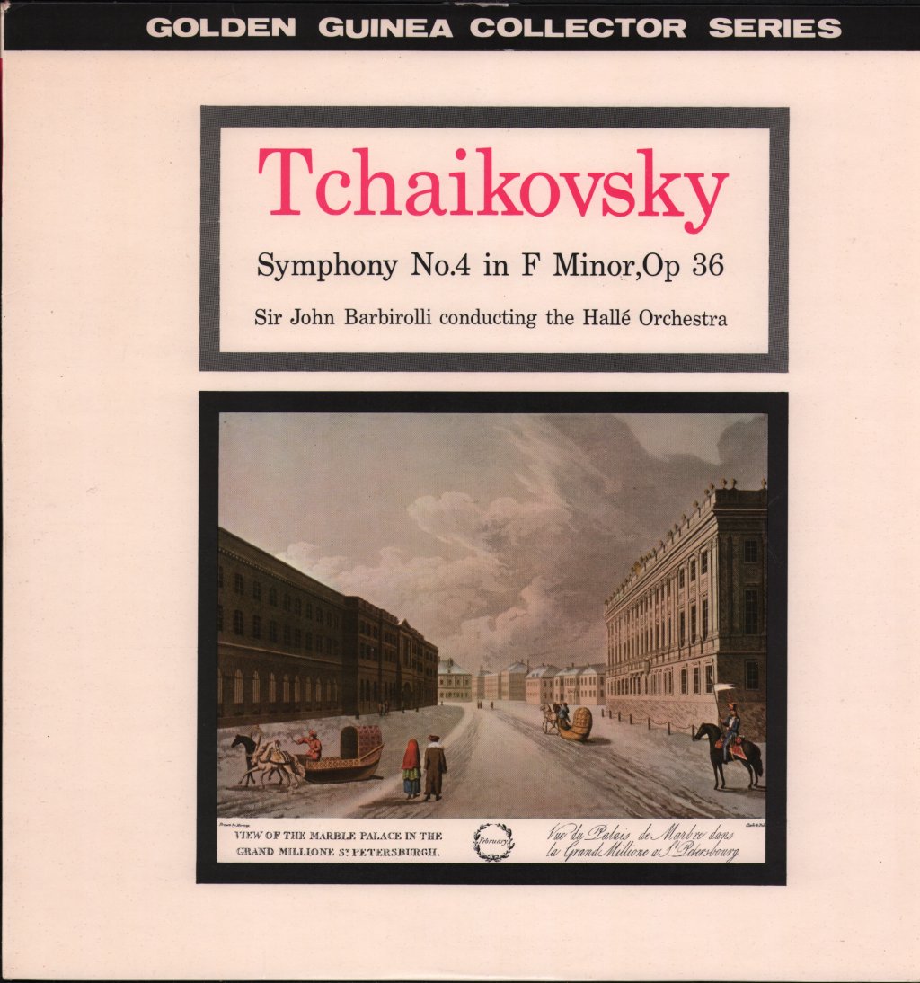 Sir John Barbirolli - Symphony No. 4 In F Minor, Op. 36 - Lp