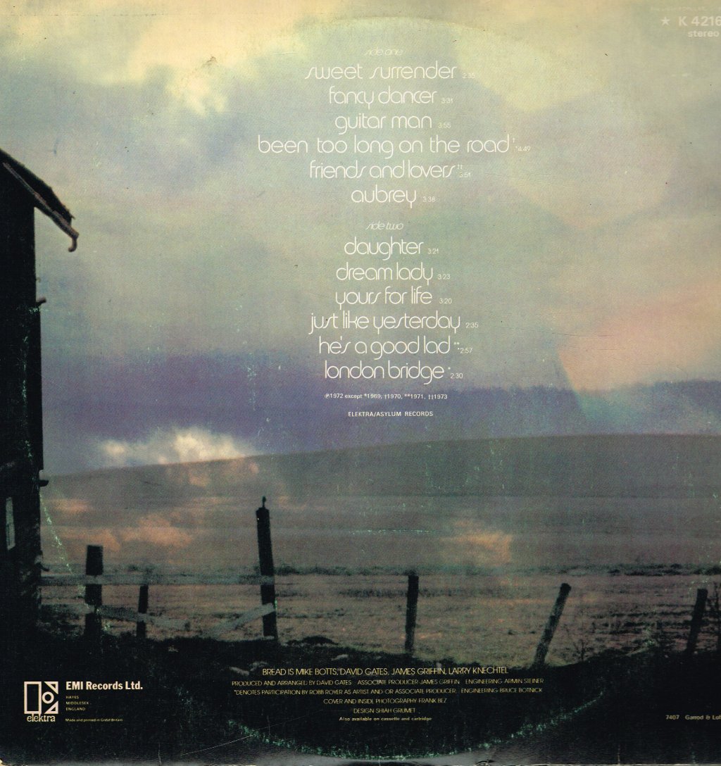 Bread - Best Of Volume Two - Lp