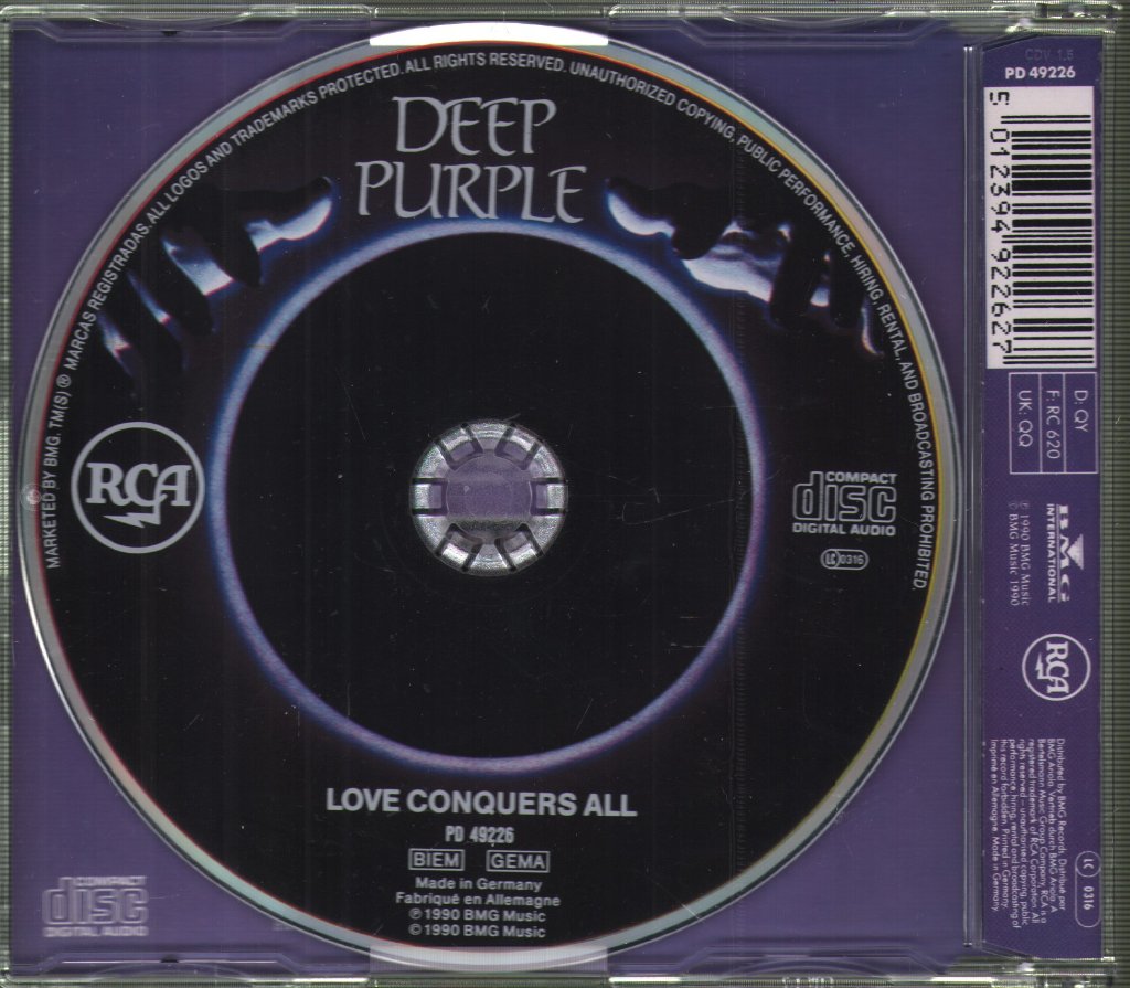 Deep Purple - Love Conquers All - Cd