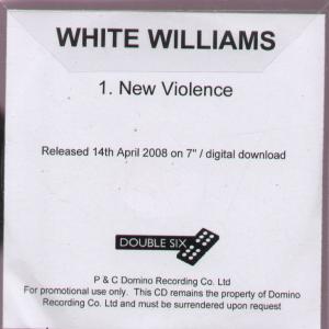 White Williams - New Violence - Cdr