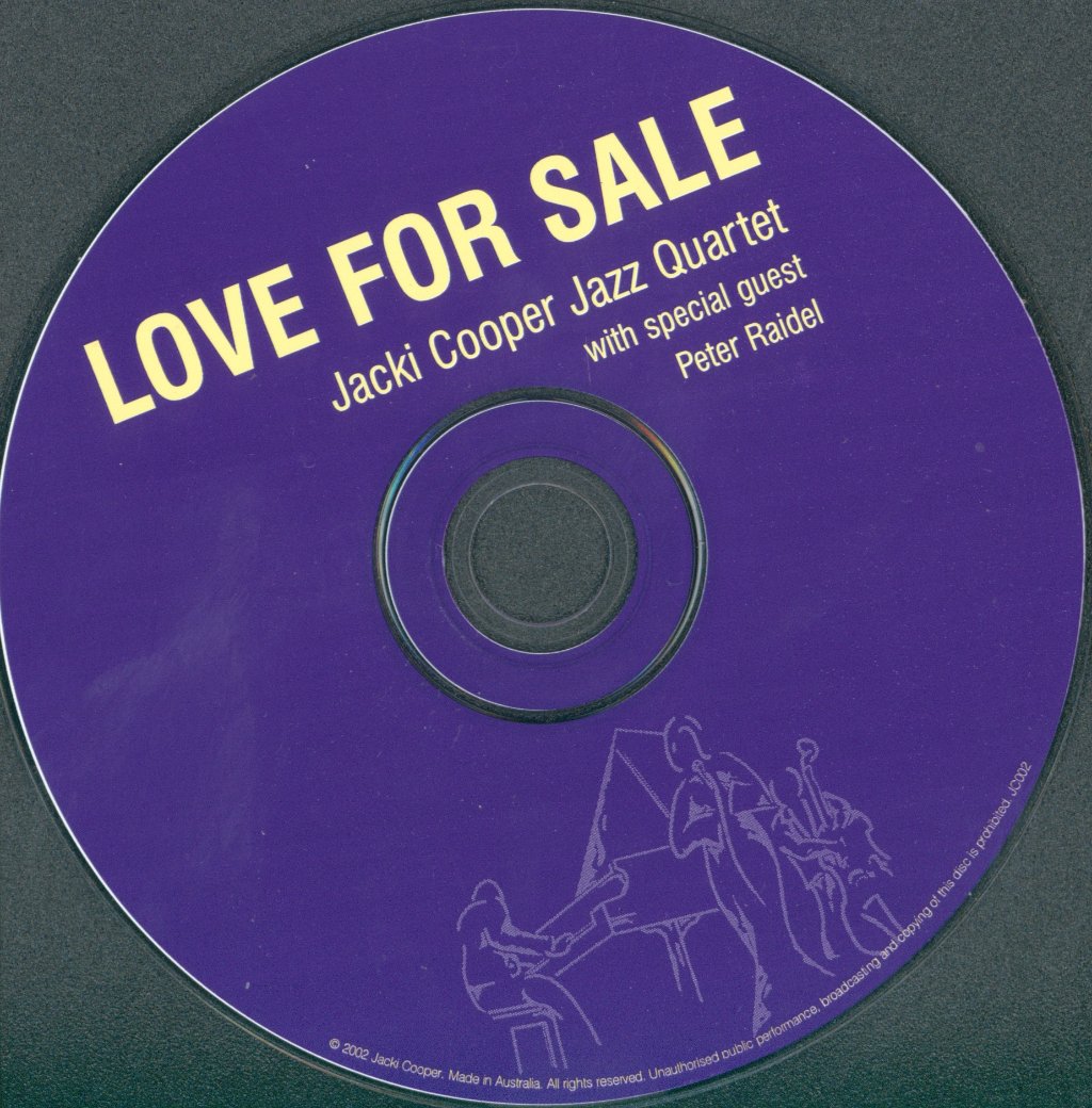 Jacki Cooper Jazz Quartet - Love For Sale - Cd