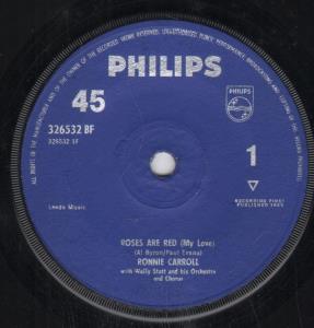 Ronnie Carroll - Roses Are Red - 7 Inch