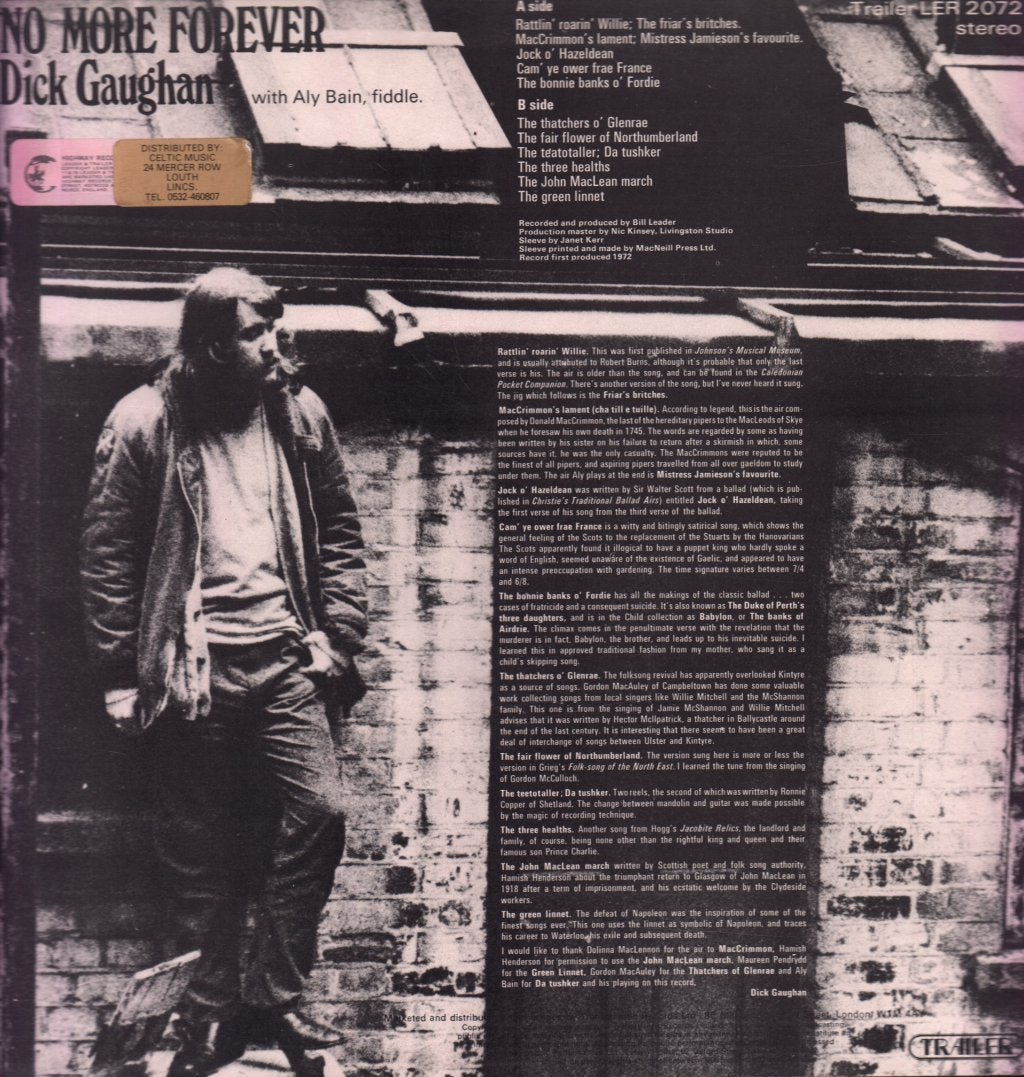 Dick Gaughan - No More Forever - Lp