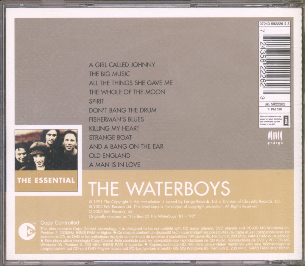 Waterboys - Essential Waterboys - Whole Of The Moon - Fisherman's Blues - Spirit - Cd