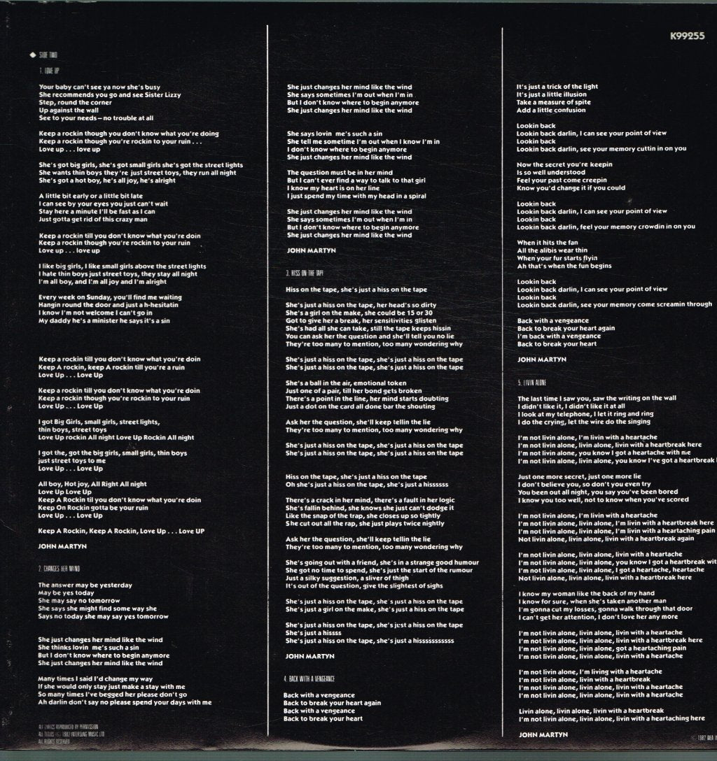John Martyn - Well Kept Secret - Lp