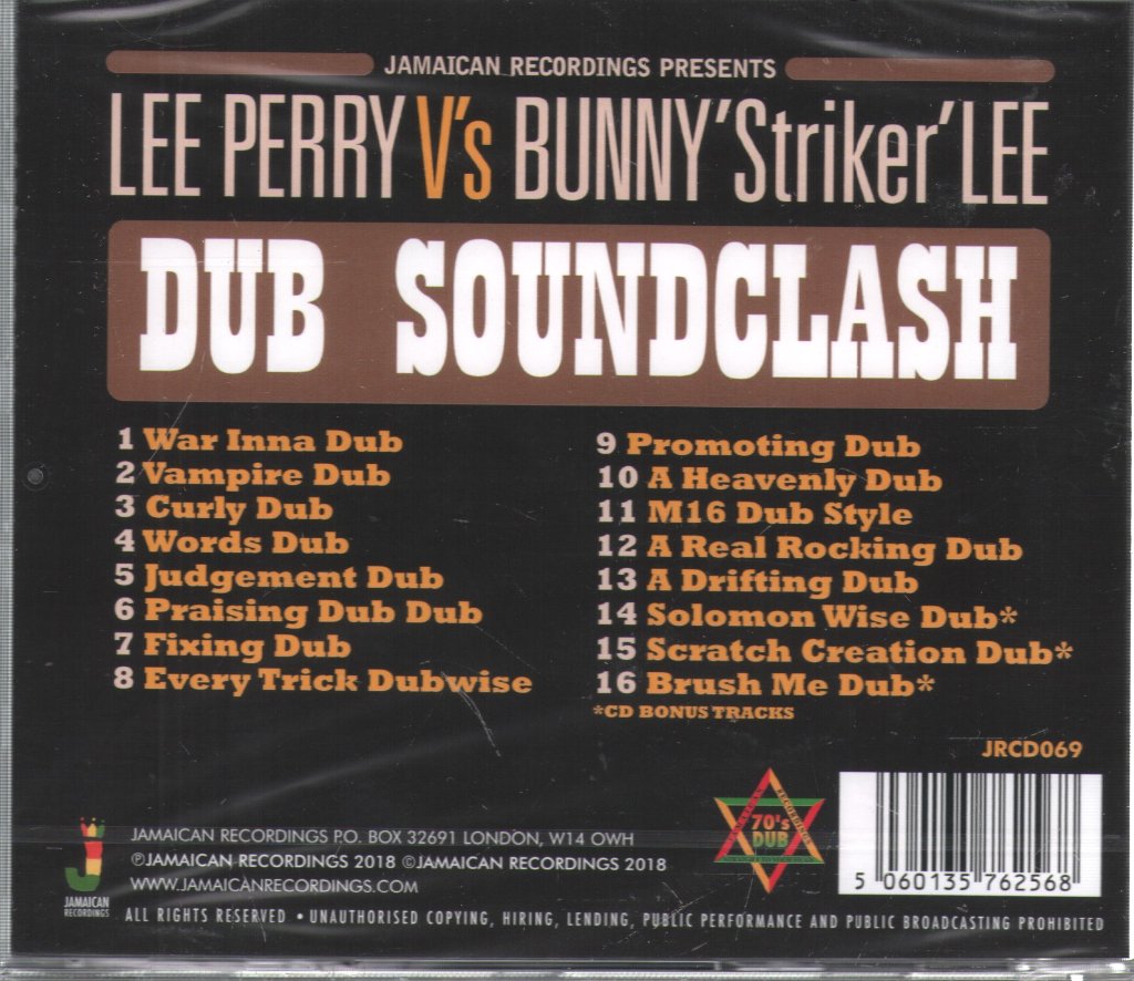 Lee Perry Vs. Bunny 'Striker' Lee - Dub Soundclash - Cd