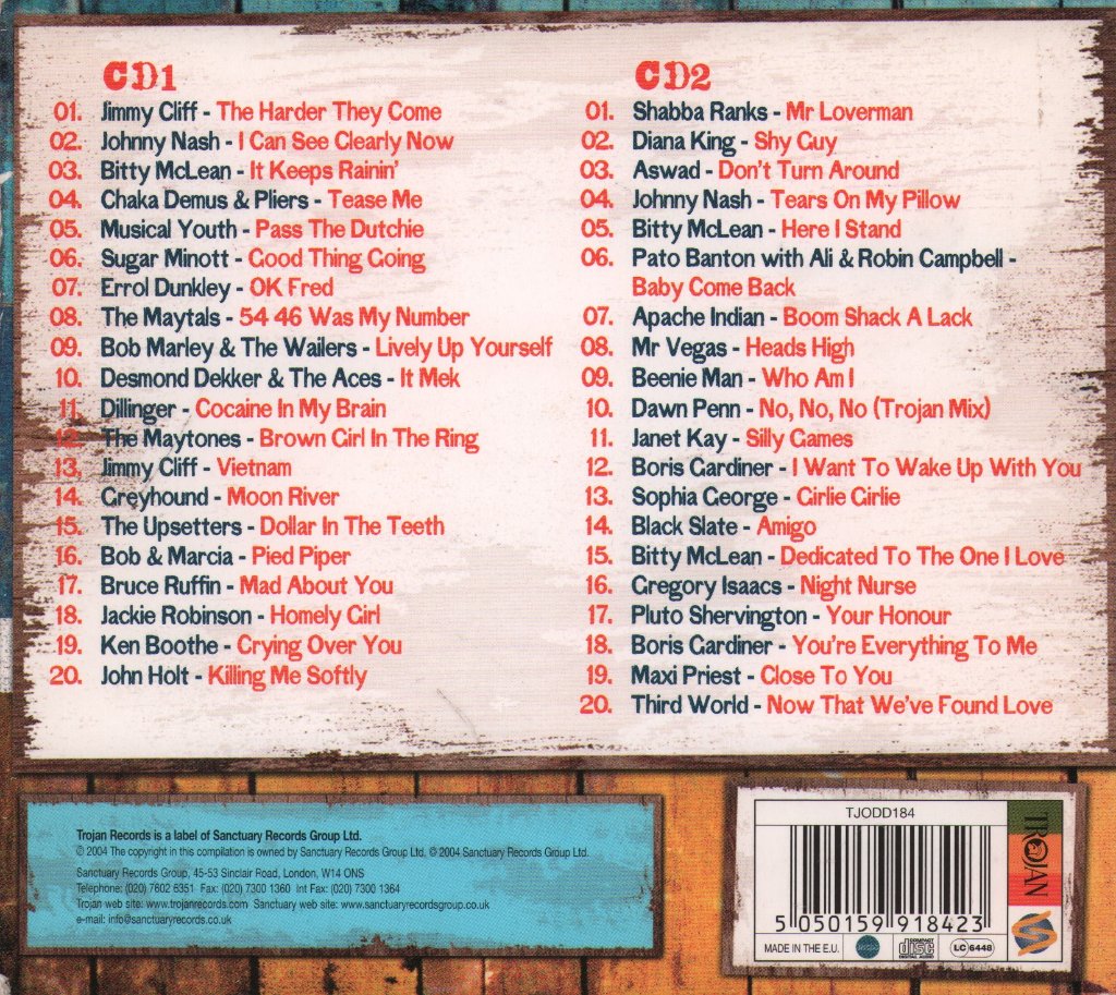 Various Artists - Young Gifted And Black 2 (40 Classic Reggae Hits!) - Double Cd