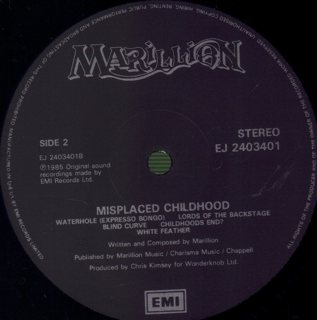 Marillion - Misplaced Childhood - Lp
