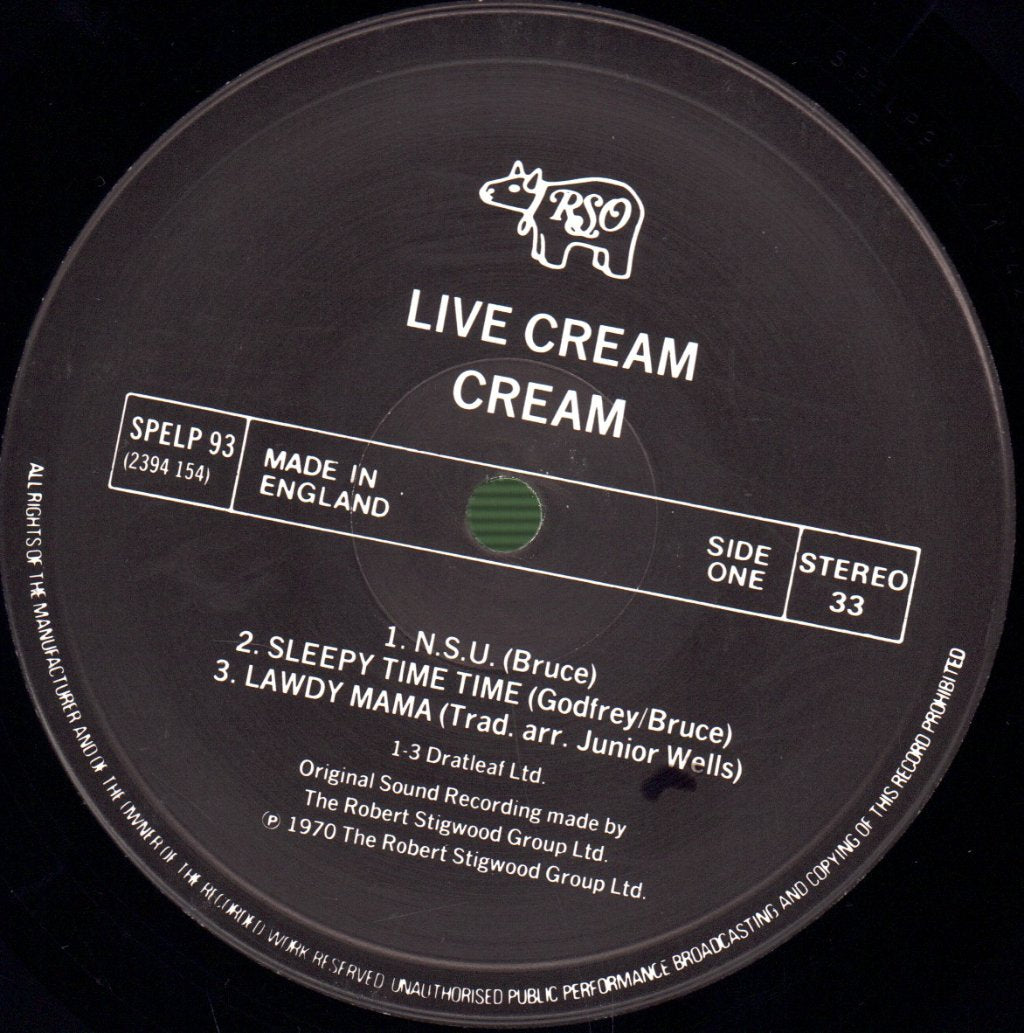Cream - Live Cream - Lp