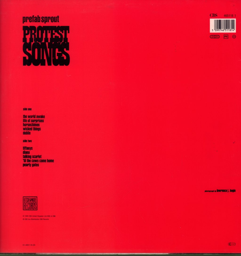 Prefab Sprout - Protest Songs - Lp